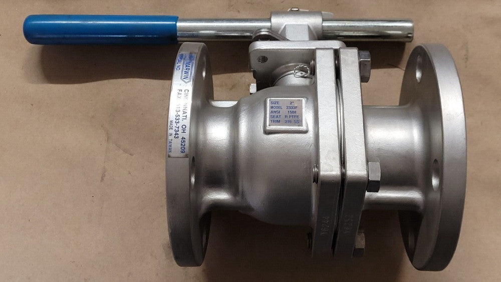 NOS Marwin 2000F/2333F 2" Stainless Steel CF8M Valve 150# 275WOG