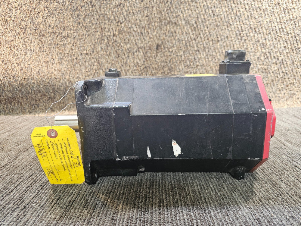 Fanuc A06B-0273-B500#0100 AC Servo Motor 40/4000HV Key, Brake 408V, 7.9 Amp