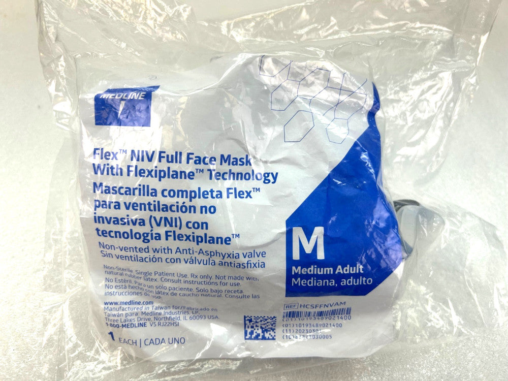 Medline NIV Adult Full Face Masks, Medium Adult, Ref HCSFFNVAM