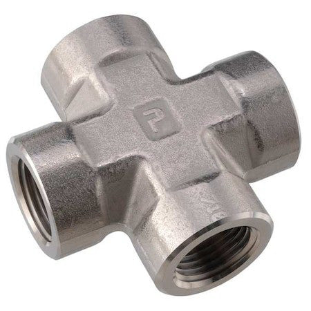 Parker 4 Fx-Ss 1/4" Fnpt Ss Cross