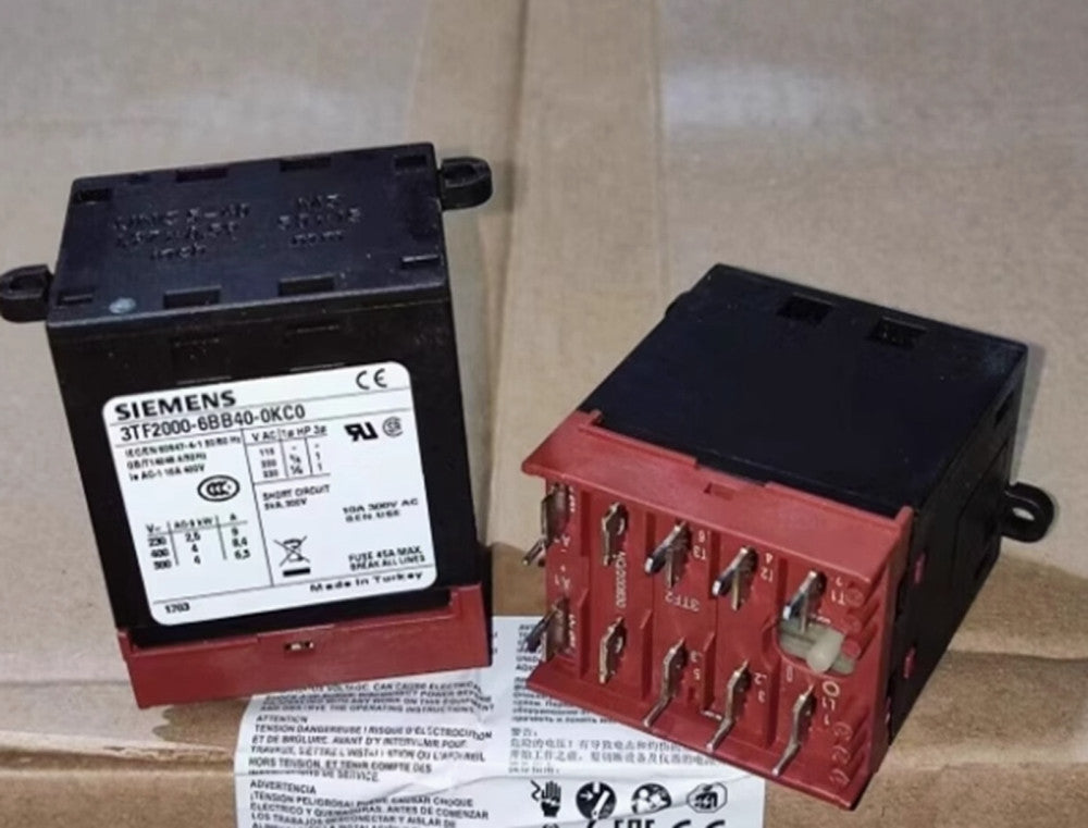 One Brand New SIEMENS 3TF2000-6BB40-0KC0 DC Contactor 16A