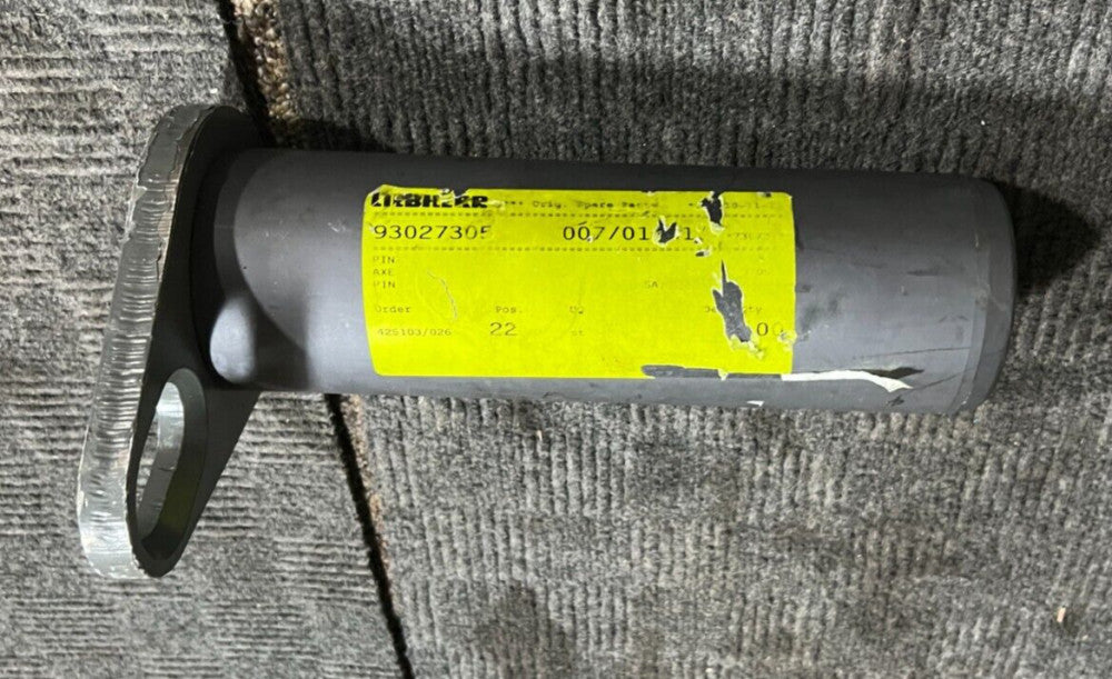 GENUINE OEM Liebherr Axe Pin Bolt 11" Long Gray Powder Coated 93027305