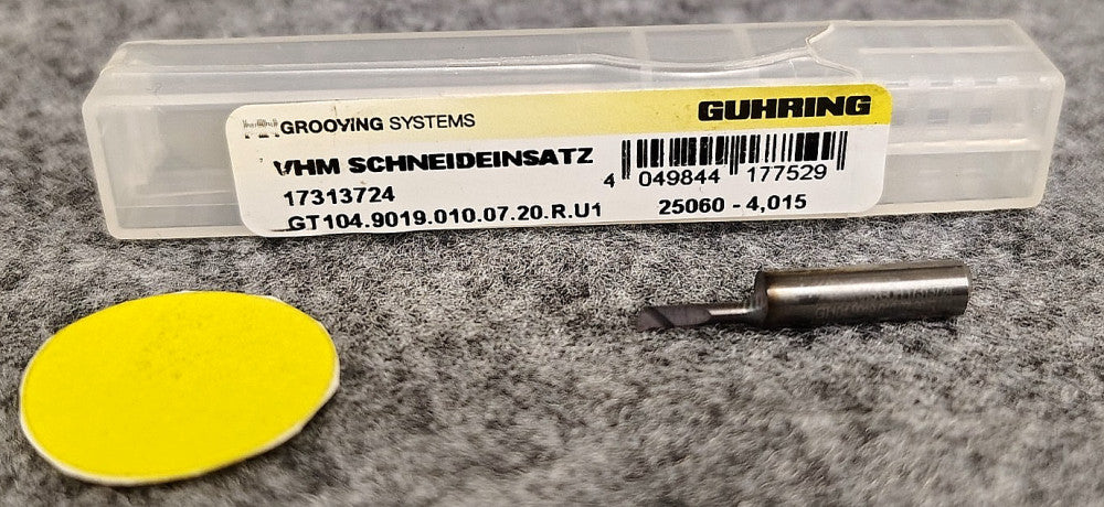 GUHRING BORING BAR 2MM BORE DIAM 7MM MAX BORE DEPTH GT104.9019.010.07.20.R.U1