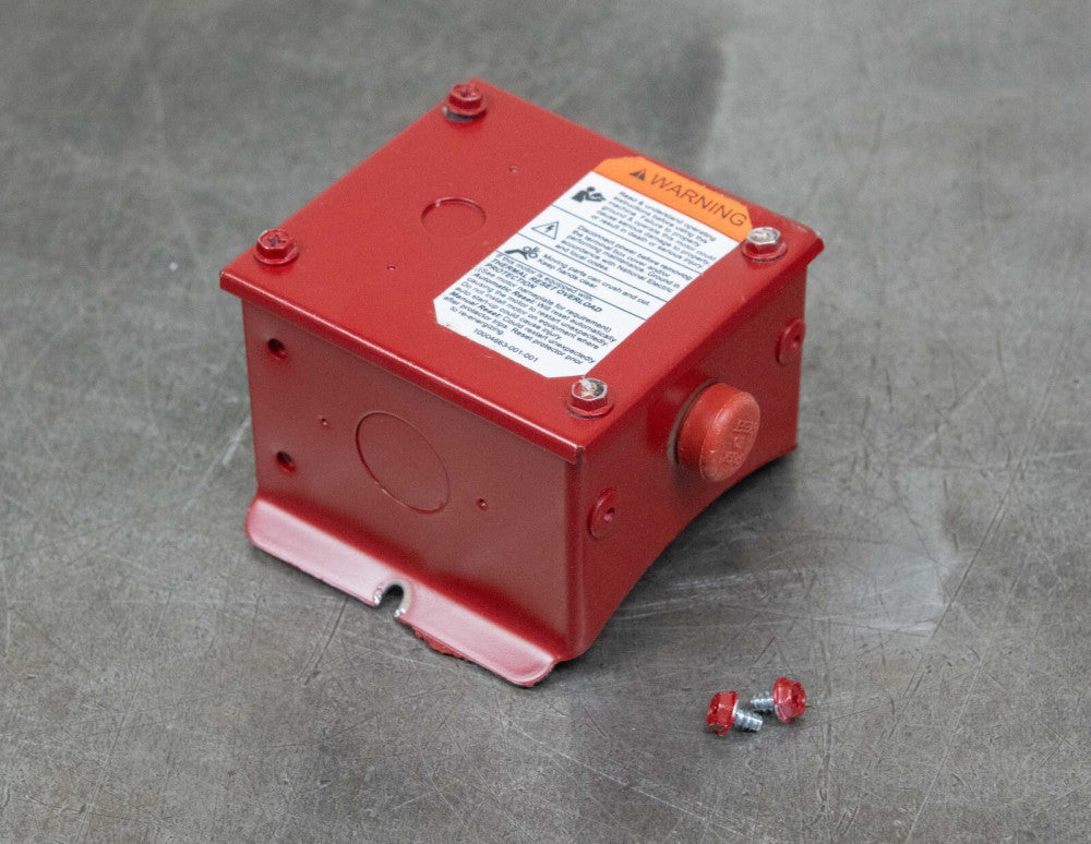 Leeson Motor Wireway Junction Connection Terminal Box w/ Reset Fits 56 Frame