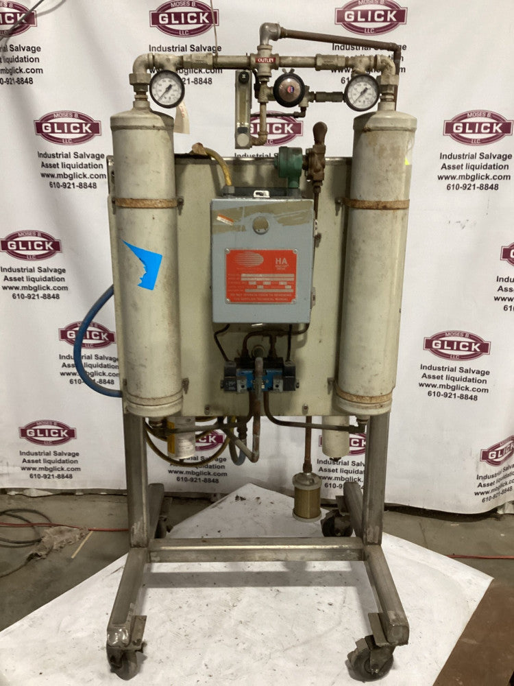 Pneumatic Products Corp HA 25HA4-00000 HEAT-LES Desiccant Air Dryer 150psi