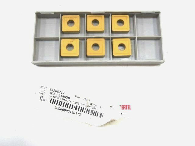 Lot Of 6 SNMG644R HC325 Carbide Turning Inserts TiCN/Al2O3/TiN