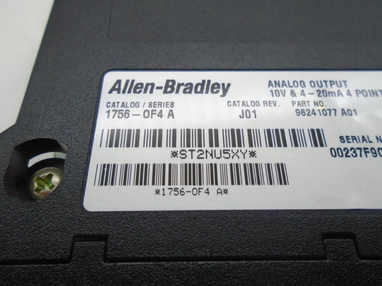ALLEN BRADLEY 1756-OF4 PLC MODULE - Used