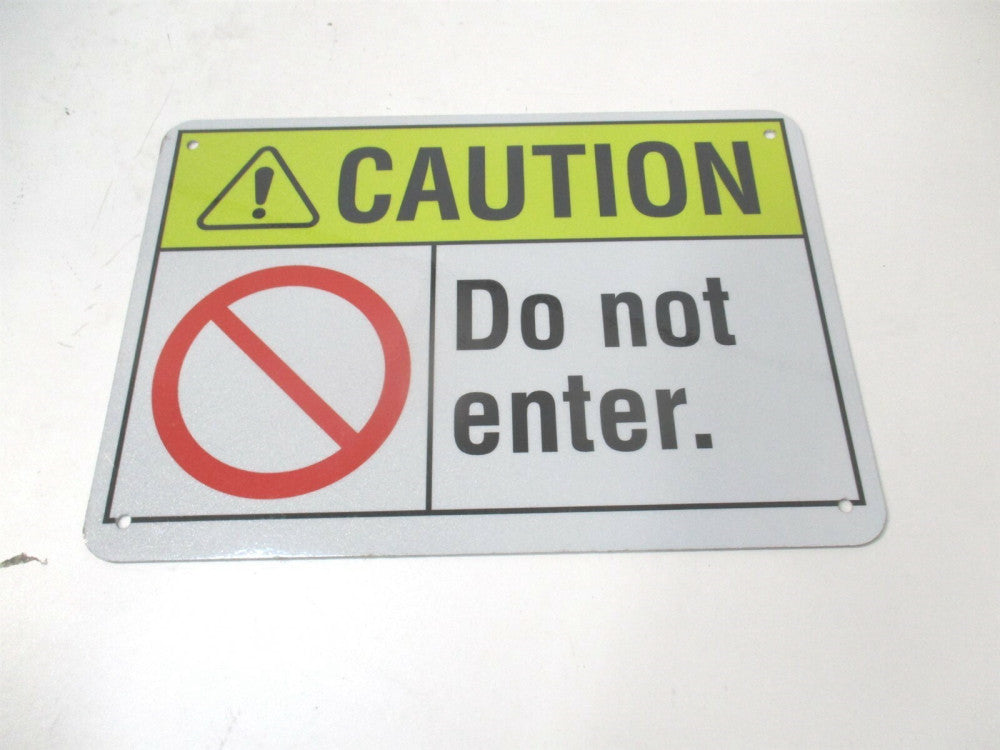 (472K05) 7 x 10" Authorized Personnel and Restricted Access Aluminum Safety Sign
