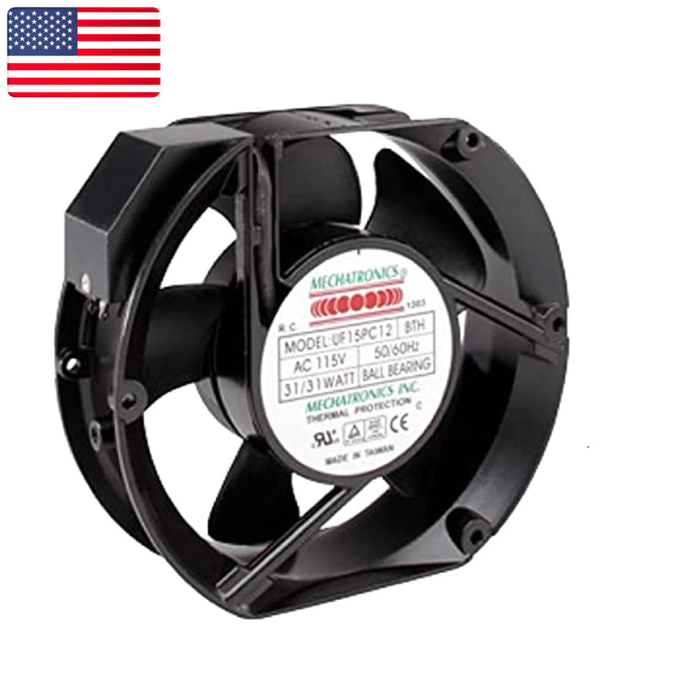 One Brand New MECHATRONICS UF15PC12 BTH Aluminum Frame Cooling Fan - US Stock