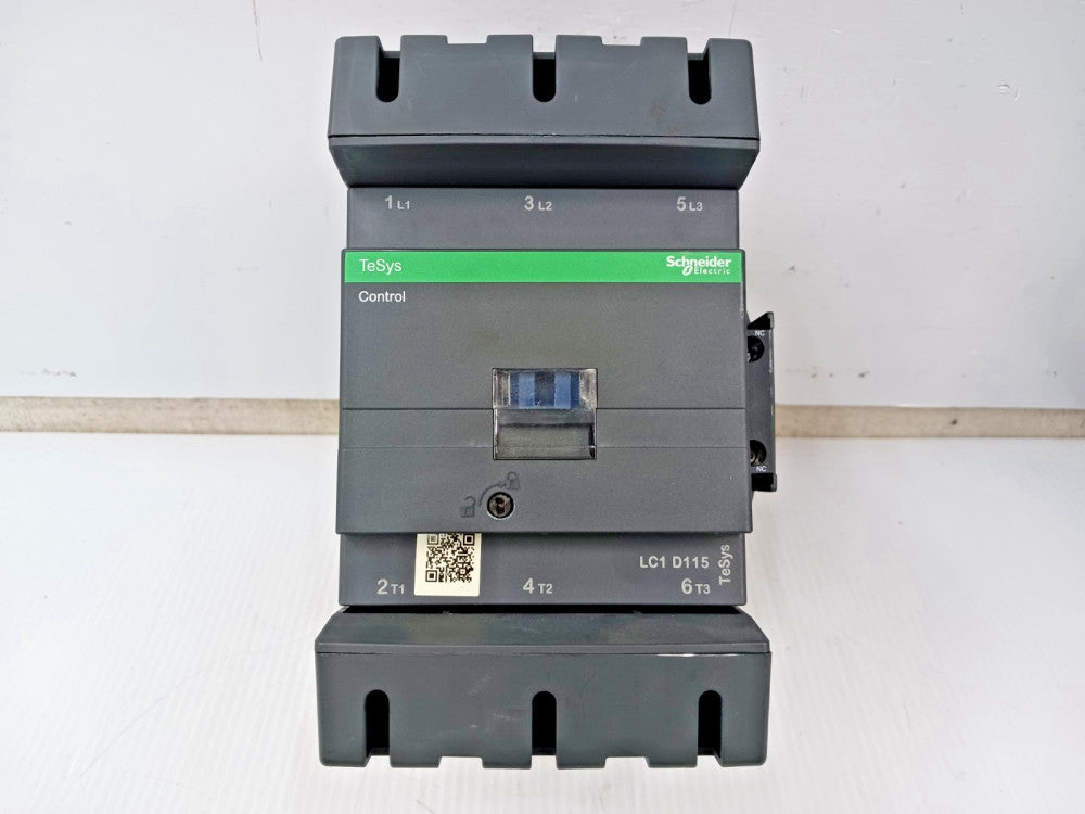 Schneider Electric 100 HP Non-Reversing Contactor LC1D115 W/ (2) Terminal Blocks