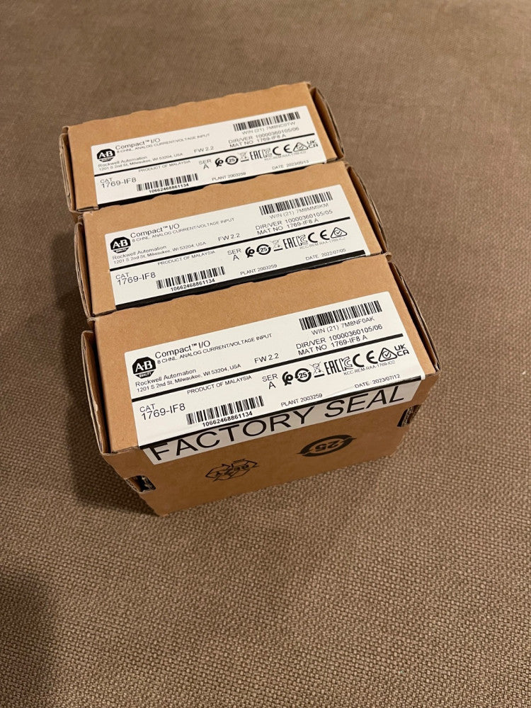 3pcs Allen-Bradley 1769-IF8 Analog Input Module