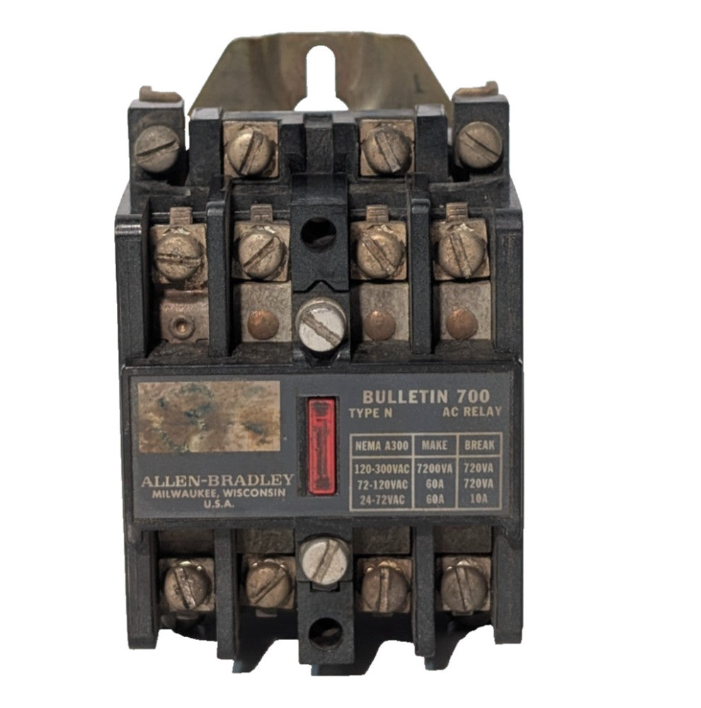 Allen-Bradley 700-NT400A1 Series C Industrial AC Relay A300, with 110/120V Coil