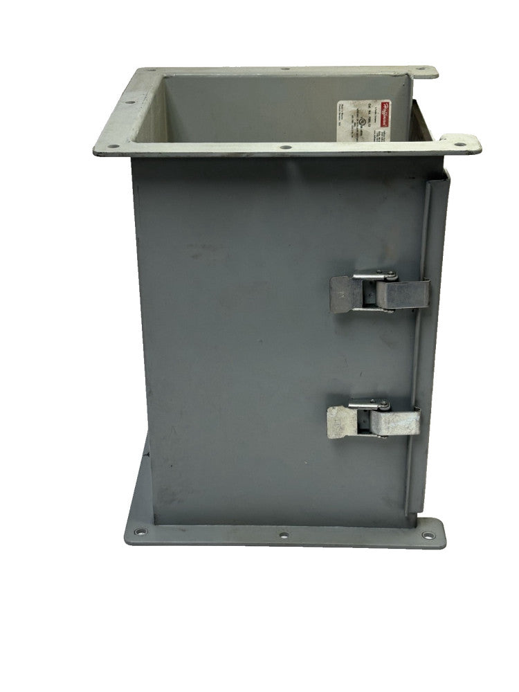 HOFFMAN F88L12 WIREWAY STRAIGHT SECTION LAY-IN HINGED COVER, GRAY, STEEL