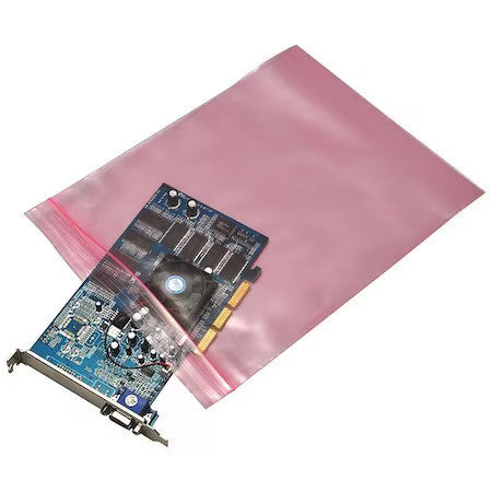 Zoro Select 5Cxn2 Reclosable Bag, Zip Seal, 14 In L, 10 In W, 4 Mil Thick, Low