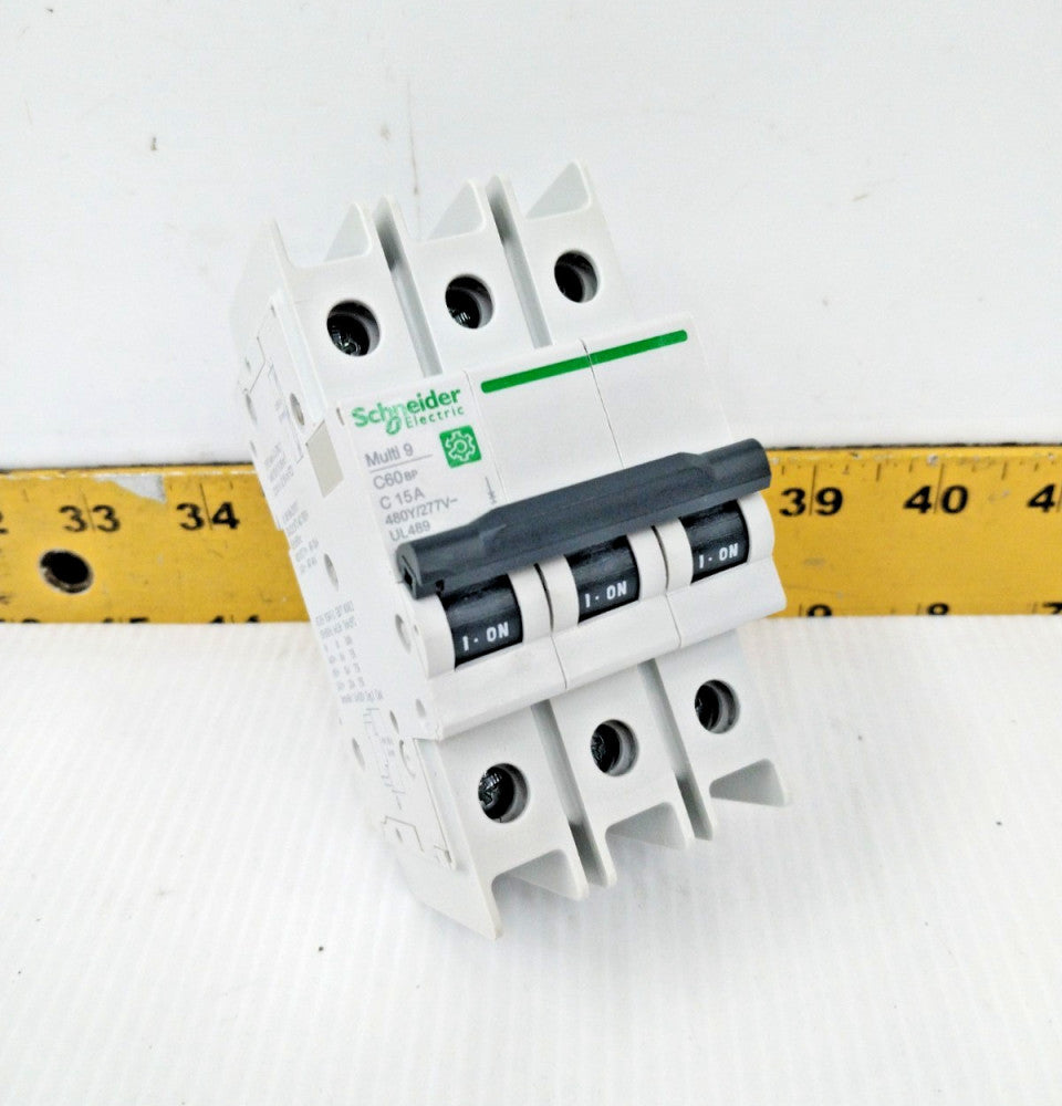 Schneider Electric 15 Amp Multi 9 Circuit Breaker 480Y/277 VAC 3 Pole M9F42315