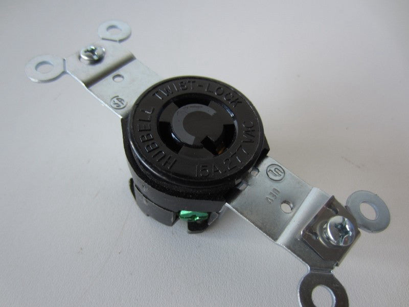 Hubbell Receptacle 15A 277V Twist Lock NEMA L6-20 Female NEW
