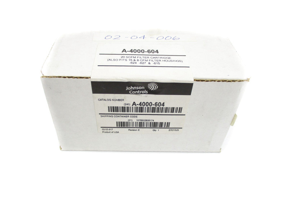 JOHNSON CONTROLS A-4000-604 NSFS