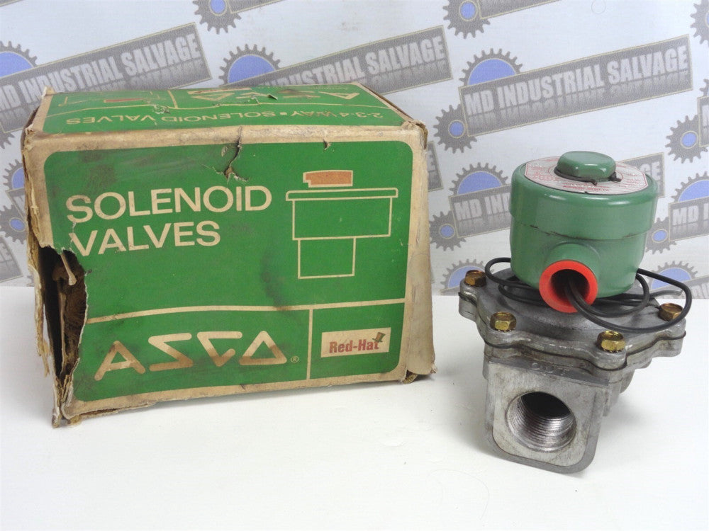 ASCO - RED-HAT - PNEUMATIC SOLENOID VALVE 0-25 Psi - 8215, 8215A51 - NEW IN BOX