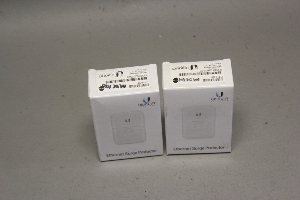 NEW LOT OF 2 UBIQUITI ETH-SP ETHERNET SURGE PROTECTORS