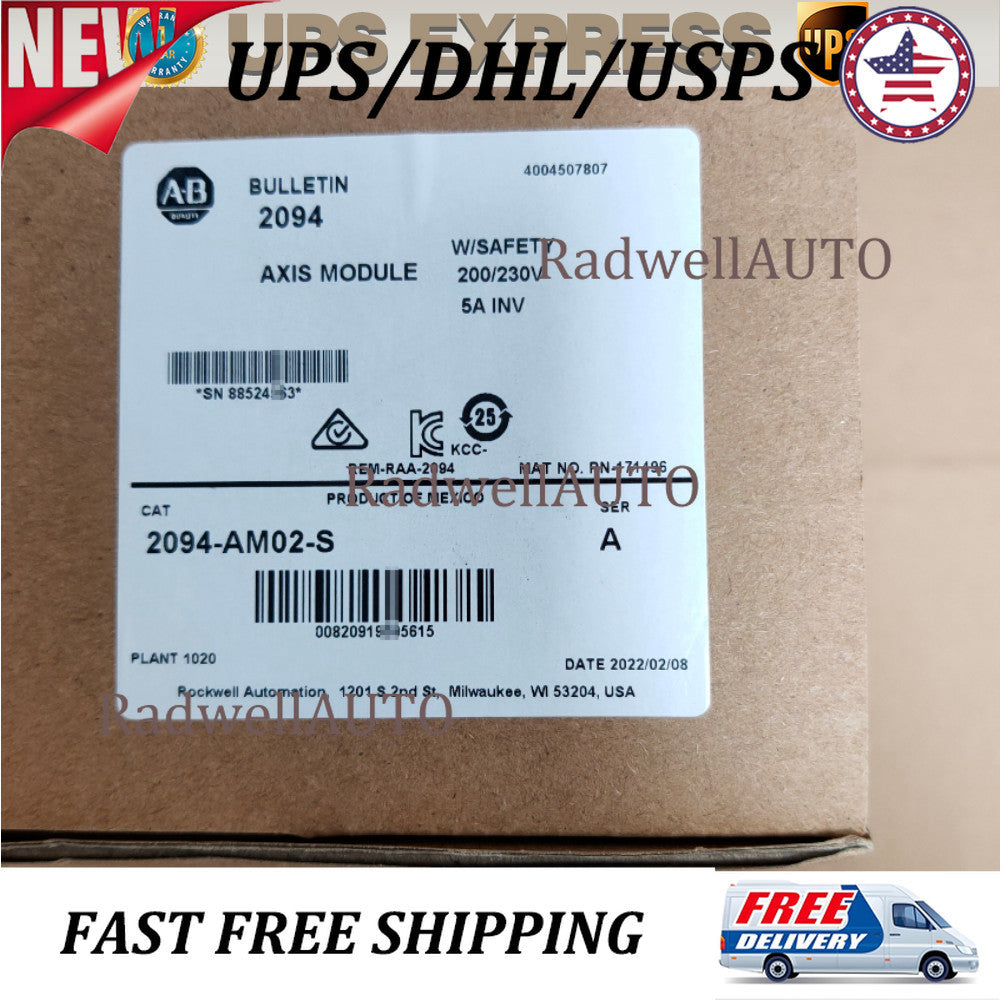 New 2094-AM02-S AB Kinetix 6000 Axis Module AB 2094AM02S