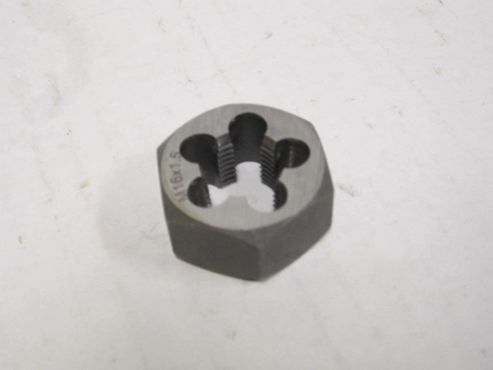 BARNES 22202 Hexagon Rethreading Die M16 x 1.50 Carbon Steel 1-1/4" Right Hand