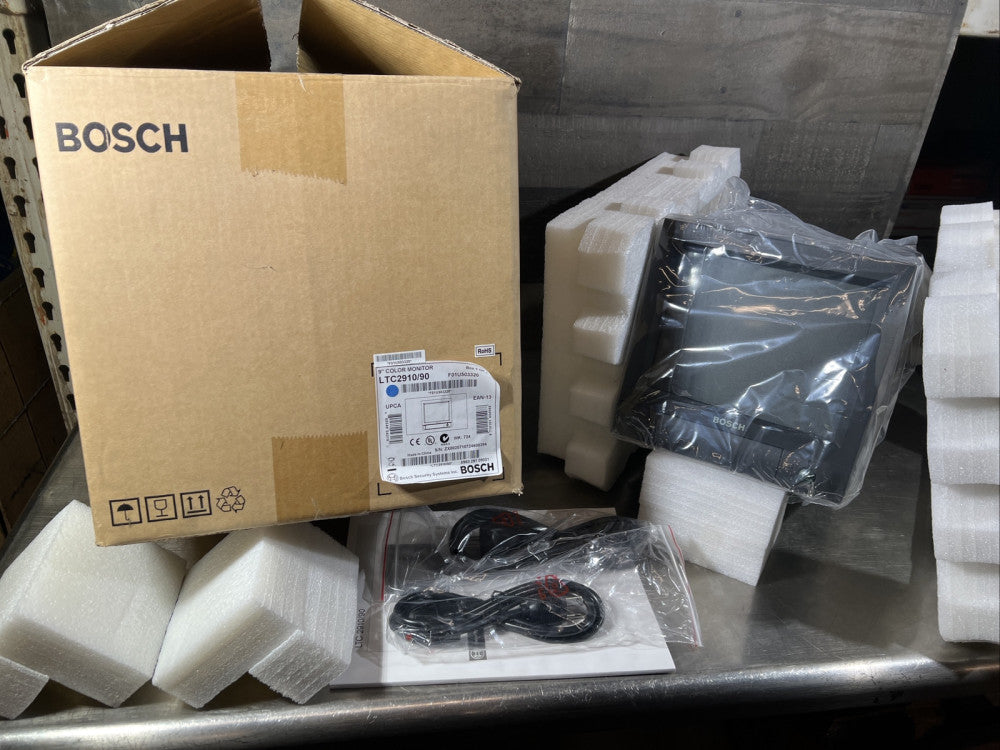Bosch LTC2910/90 9in Cctv Color Video Monitor Nos Surplus