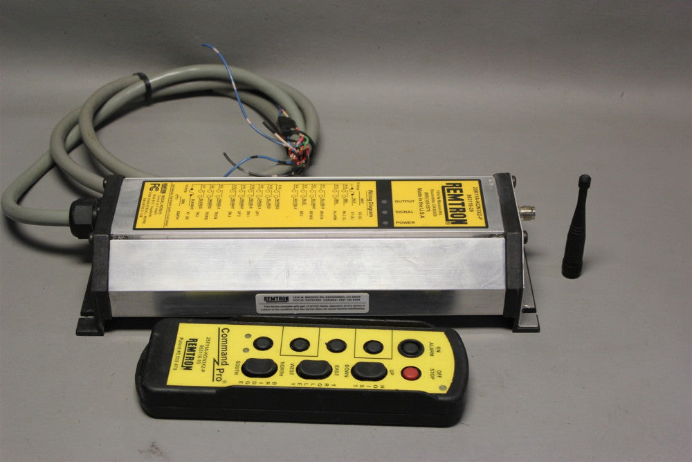 REMTRON CRANE REMOTE CONTROL RECEIVER & REMOTE RCR815 & 25T11A-KON3X2-P