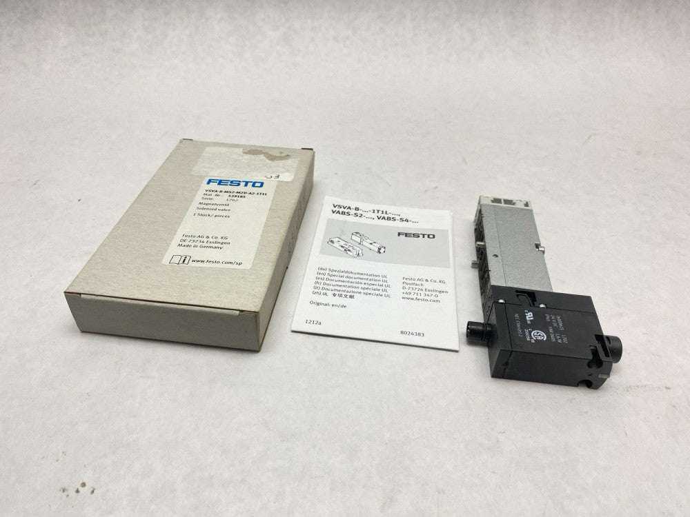 Festo VSVA-B-M52-MZD-A2-1T1L Pneumatic Solenoid Valve 539185