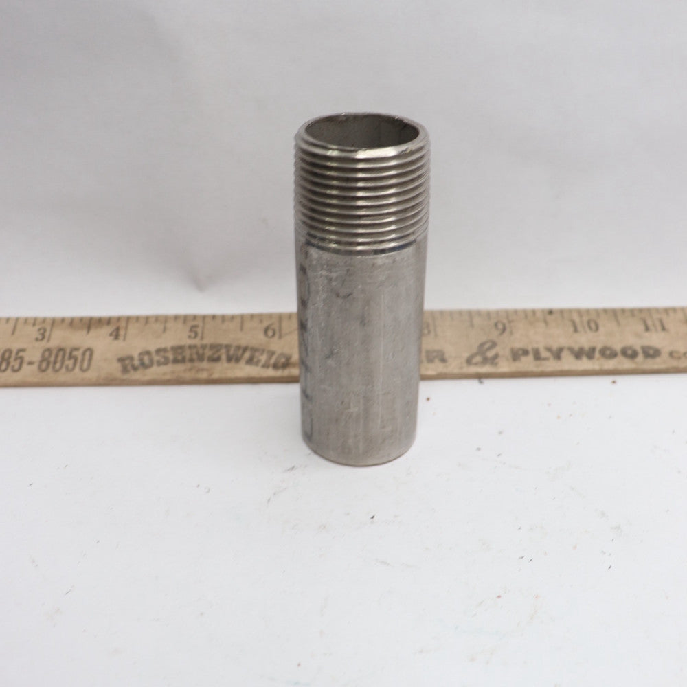 TOE Pipe Nipple Carbon Steel Galvanized 1" NPT X 3-1/2"