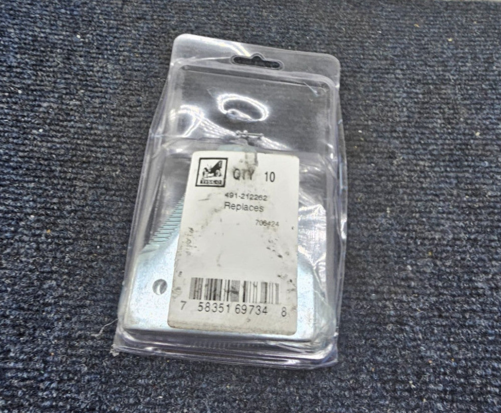 (QTY 10) TISCO 491-212262: OVERLAP SECTION FOR NEW HOLLAND REPLACES 706424