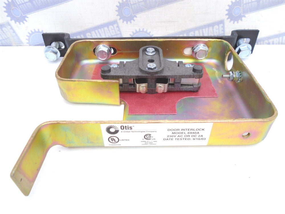 Genuine OTIS - 6940AG6 - 6940A DOOR INTERLOCK SWITCH LH ASSM Type II CONTACTOR