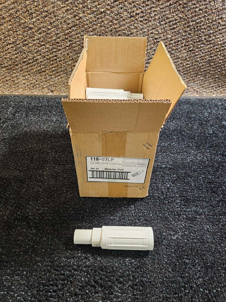 (QTY 24) Landscape Products 118-07LP 3/4 PVC Pro Span Expansion Repair Coupling