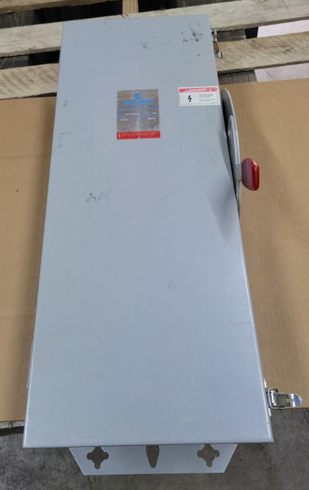 CHALLENGER RHD323NFC NON-FUSIBLE SAFETY SWITCH, 100A, 240V, 3PH, INDOOR