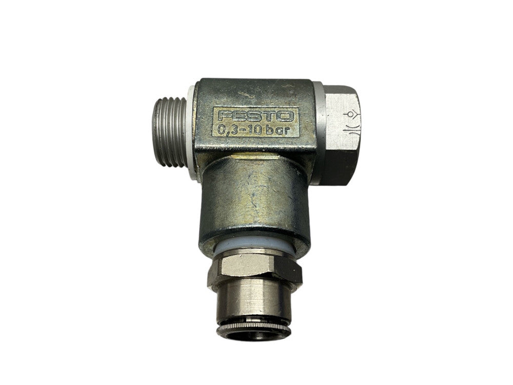 1 PC Festo 151179 GRLA-1/2-B 0.3-10bar One-Way Flow Control Valve