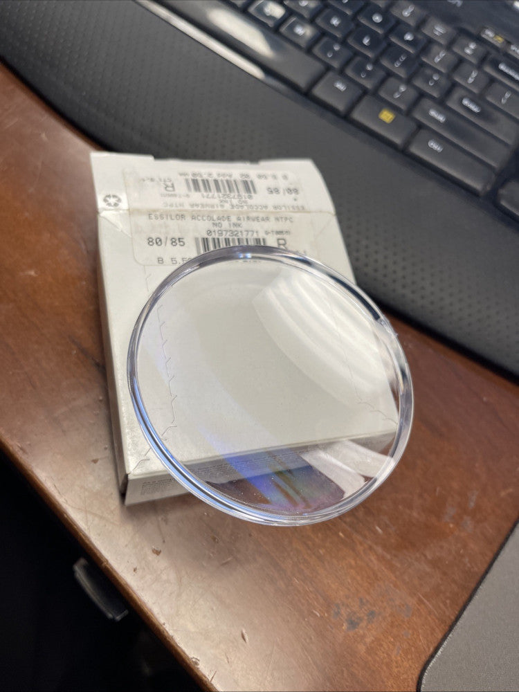 (1) Essilor ACCOLADE AIRWEAR NTPC NO INK 80/85 R 0197321771 *FREE SHIPPING*