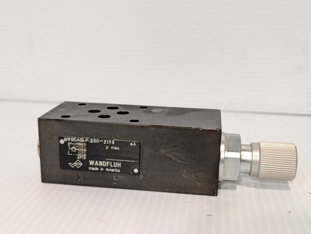 Wandfluh BVDSA06-P-350-Z115 Pressure Relief Valve, 20919097