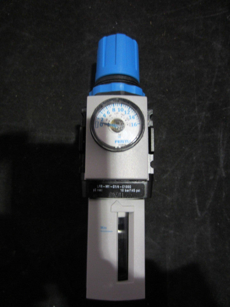 NEW Festo LFR-M1-G1/4-C10SG Pressure Filter Regulator