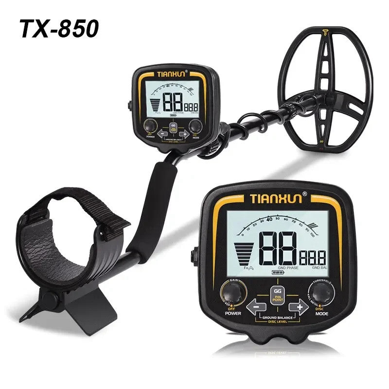 TX-850 Professional Metal Detector 2.5M Deep Gold Treasure Hunter Pinpointer