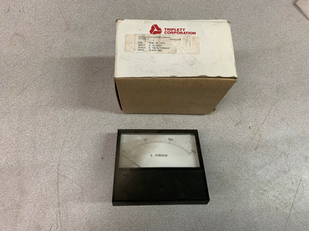 NEW IN BOX TRIPLETT METER 7045-M-1871