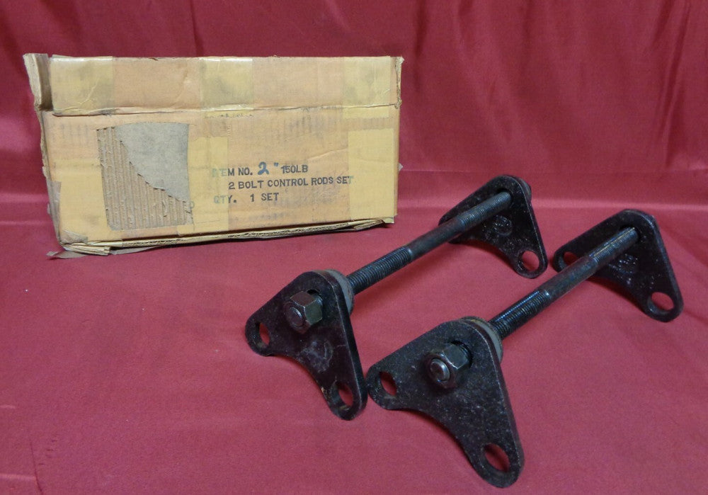 SET of Two (2) Mason 2" PIPE EXPANSION JOINT CONTROL BLACK ROD SET - NEW in BOX