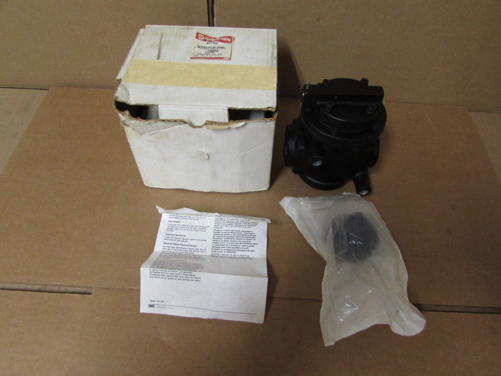 NORDGREN, A0015E, 3/4"NPT POPPET VALVE, 300PSIG, 175*F, NIB!! MAKE OFFER!!