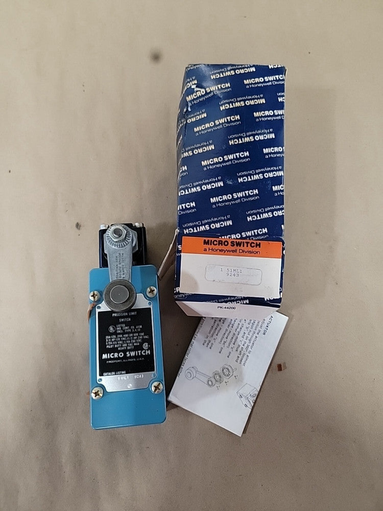 MICRO SWITCH 51ML1 600VAC 20A NEW