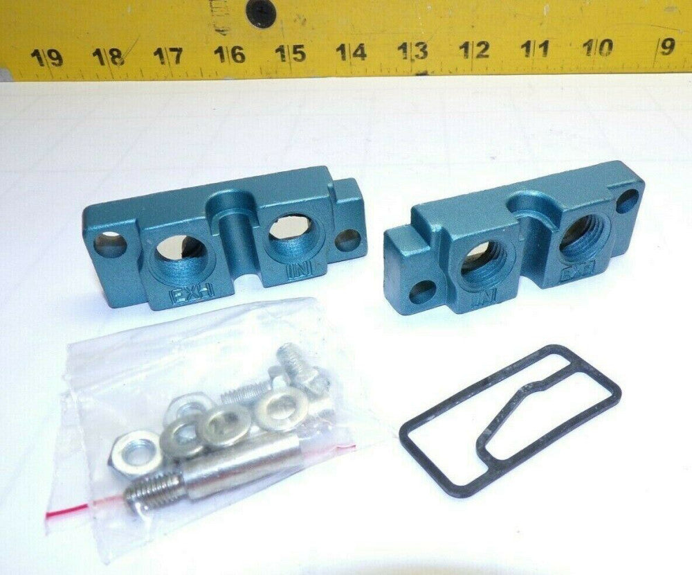 NEW MAC VALVES A2-5004-01 VALVE MANIFOLD END PLATE 1/4" NPT
