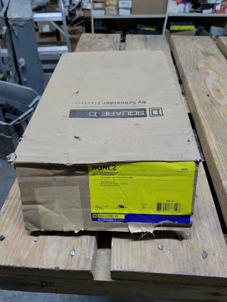 NEW SQUARE D NQNL2 NEUTRAL KIT 200% - 225 Amp 2 Conductor Free Shipping