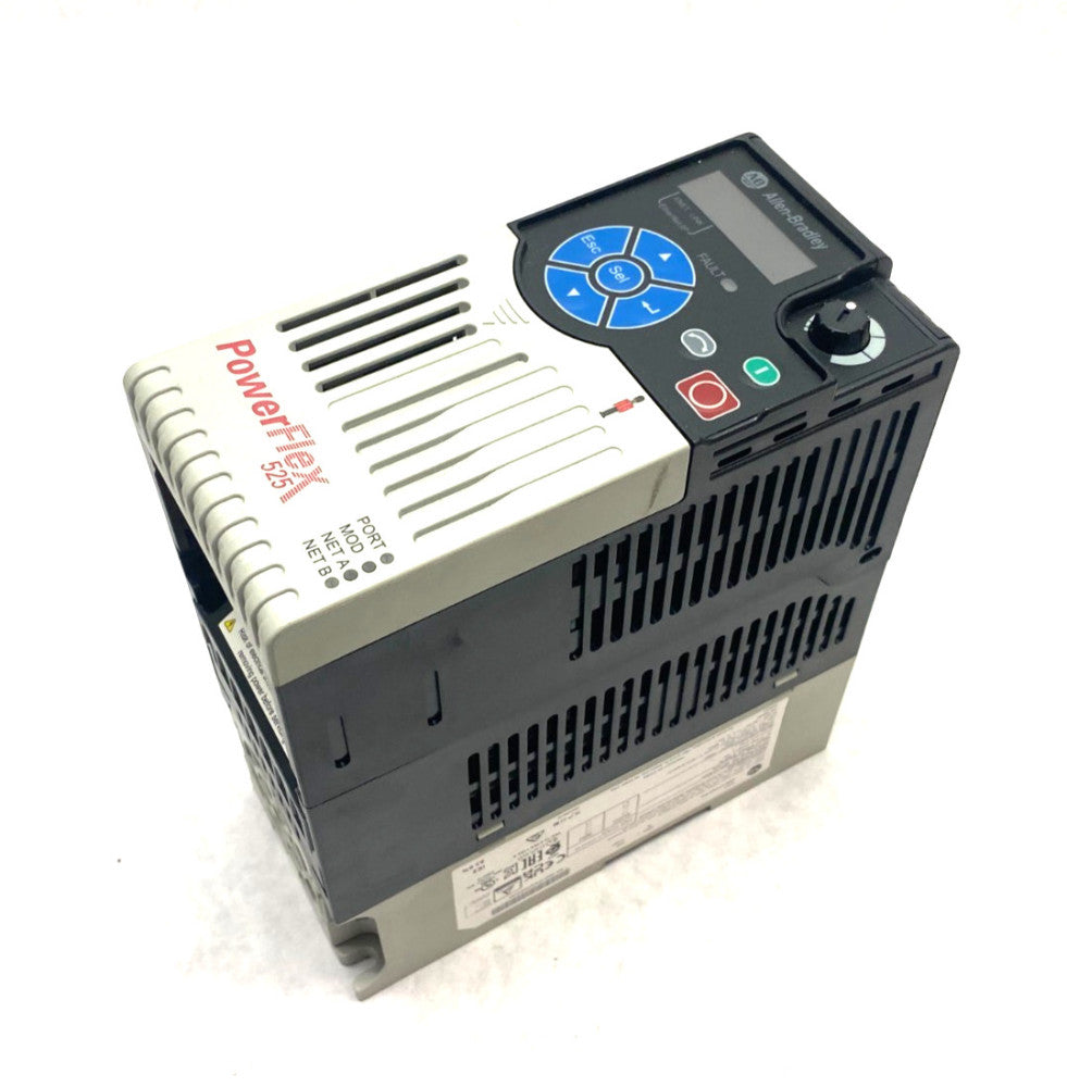 Allen Bradley 25B-D1P4N104 Ser. A PowerFlex 525 0.4kW (0.5Hp) AC Drive 3-Phase