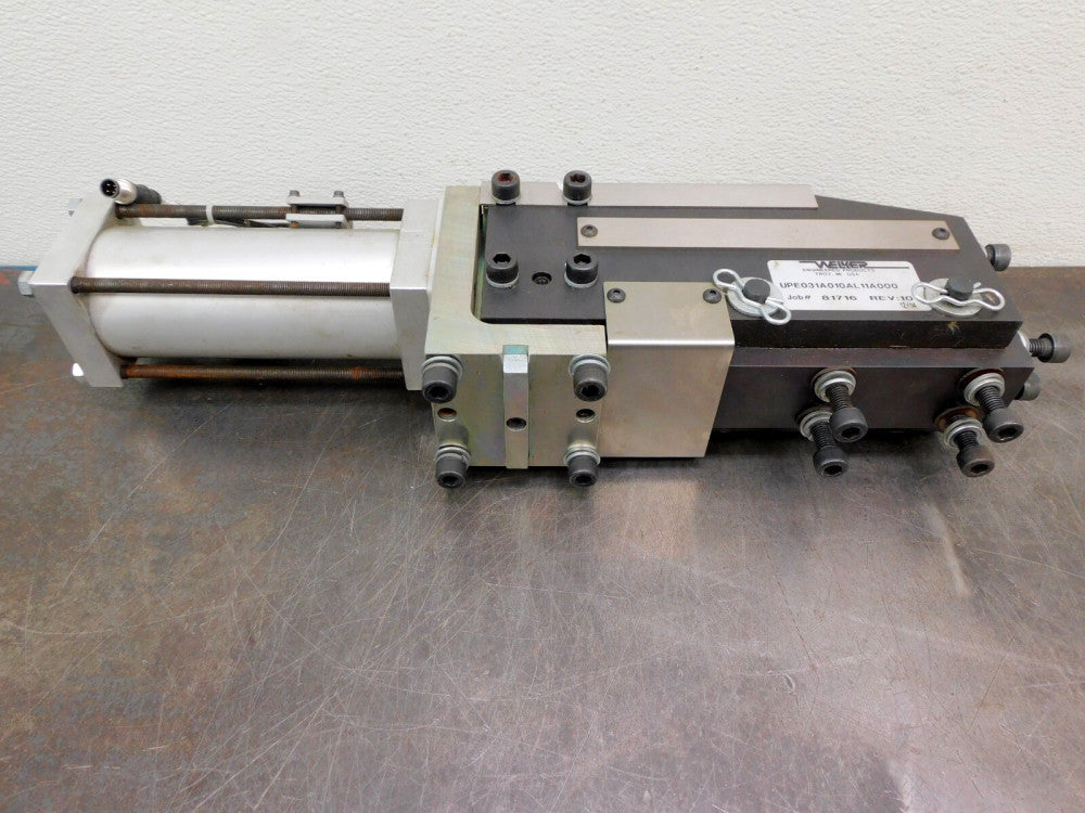 WELKER CYLINDER Power Clamp Pneumatic Air Work Clamp Holder & Mounting Bracket