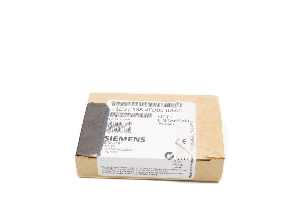 SIEMENS 6ES7138-4FD00-0AA0 NSFS