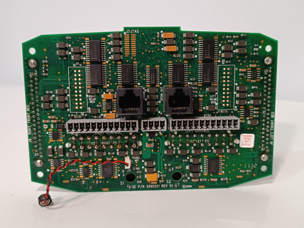 GE 2990201 Rev 01 Controller Board, Medical Use, Believe to Be Bed Controller