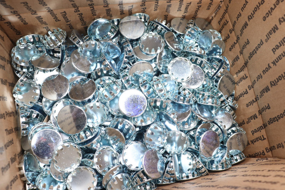 (10-Pk) Knockout Plug Steel Silver 1-1/4" 52AW74