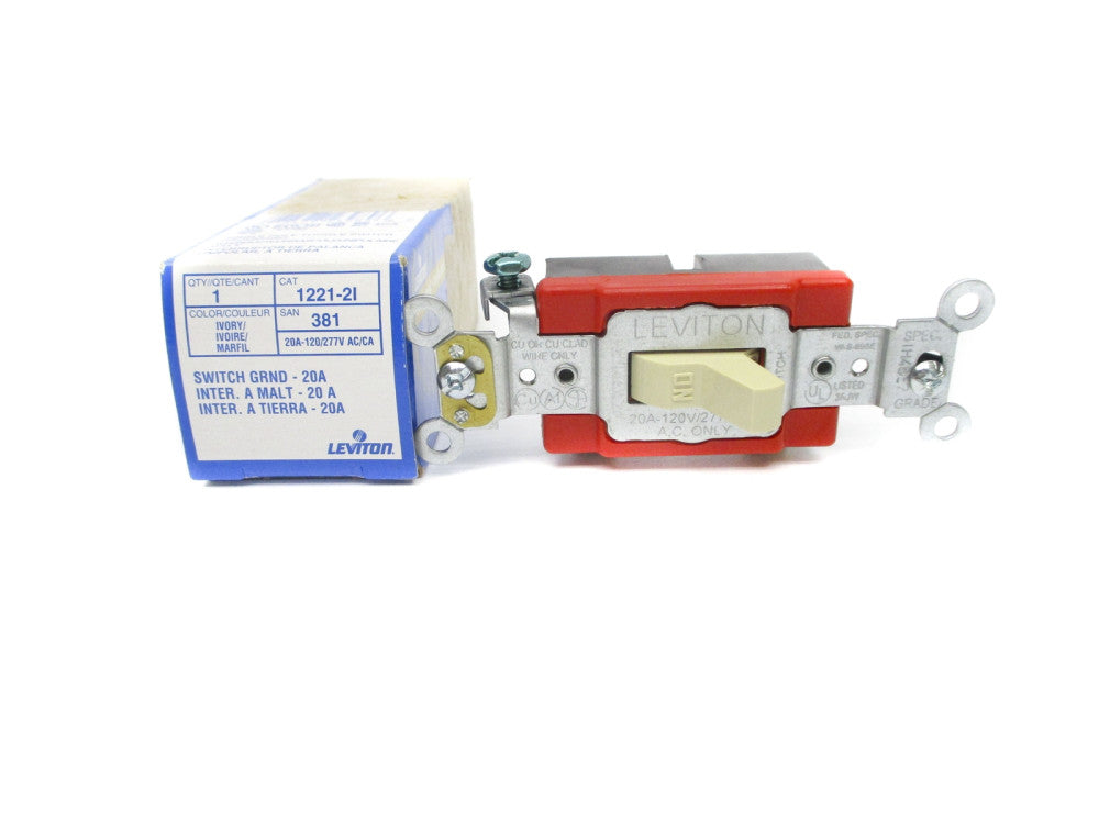 LEVITON 1221-2I 120/277VAC 20A NSMP